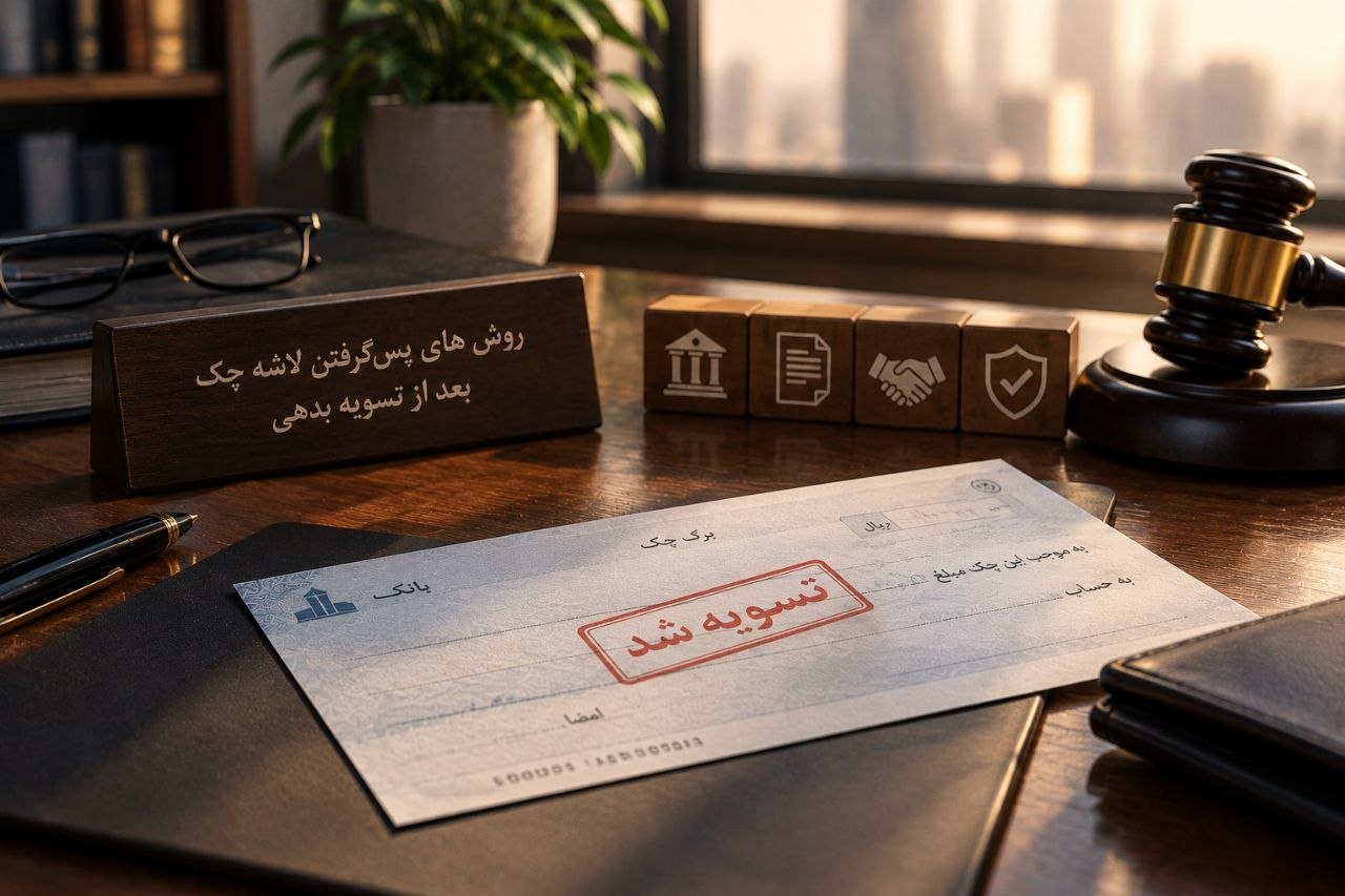 روش‌های پس‌گرفتن لاشه چک بعد از تسویه بدهی